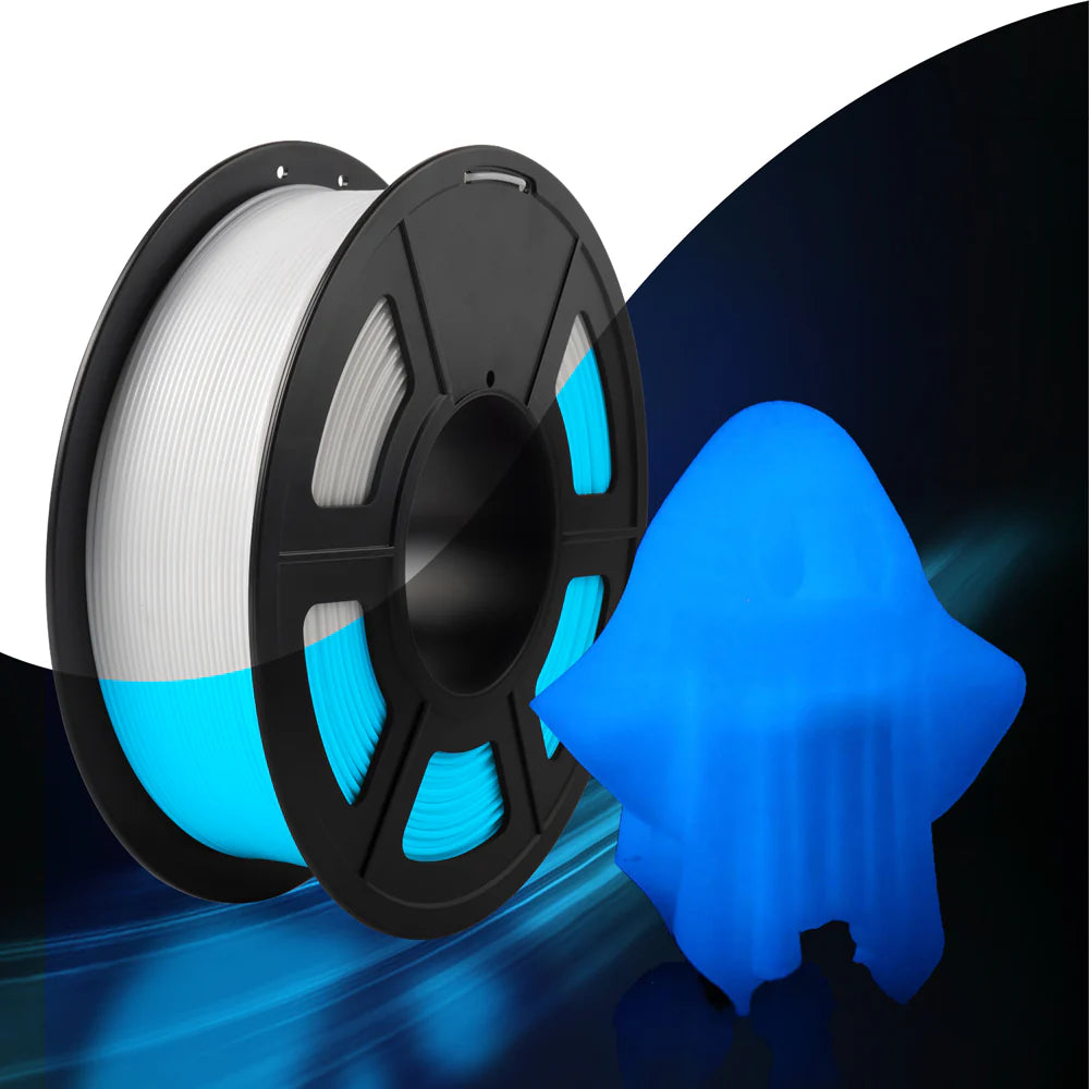 [MOQ: 3KG] Glow in The Dark (Luminous) PLA 3D Printer Filament 1KG