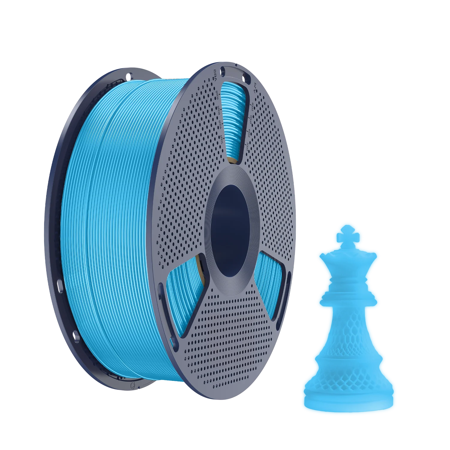 [MOQ: 3KG] Glow in The Dark (Luminous) PLA 3D Printer Filament 1KG