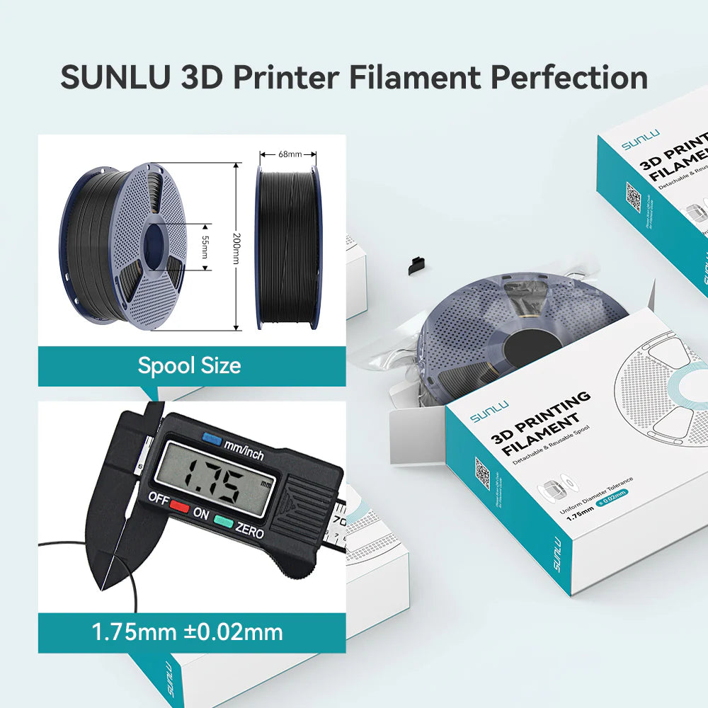 [MOQ: 6KG] PLA+ 2.0, Upgraded PLA+(PLA Plus), 3D Printer Filament 1KG
