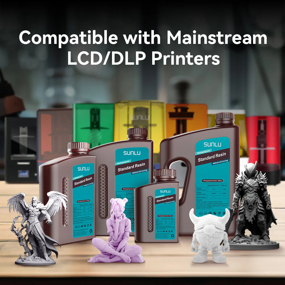 [Get 5 for the Price of 4] 1000g Standard Resin, Water-wash Standard Resin and Standard Plus Resin