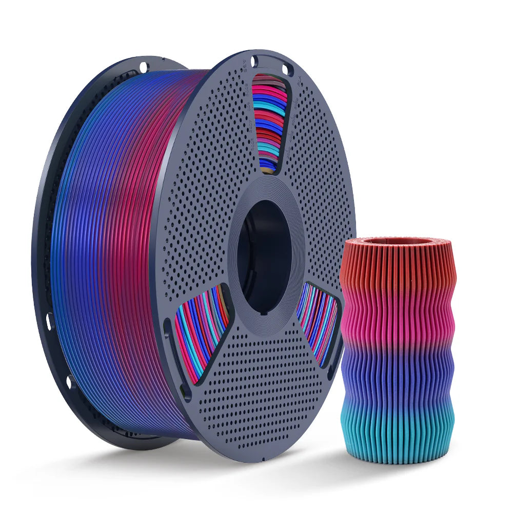 [MOQ: 3KG] PLA, SILK, PETG Rainbow Filament 3D Printer Filament 1KG