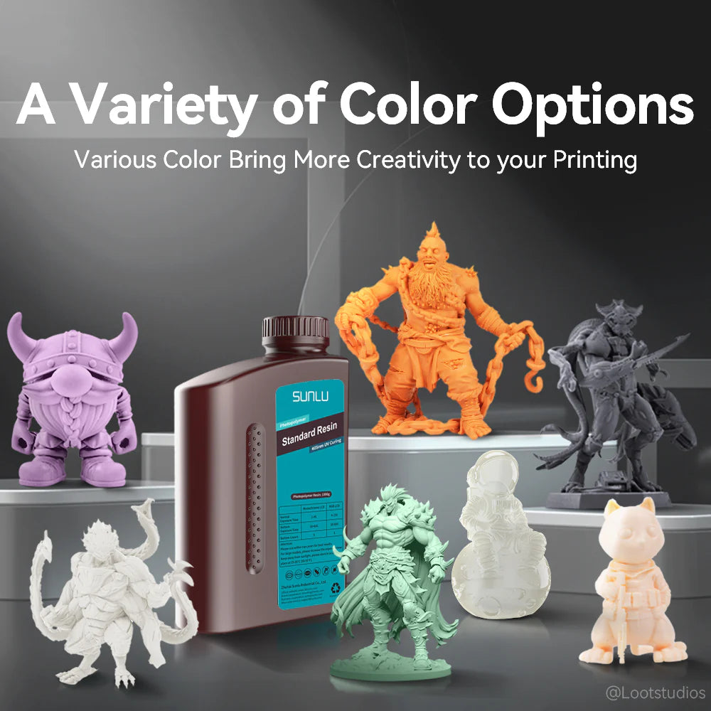 [Get 3 for the Price of 2] 2000g Standard Resin, Water-Wash Standard Resin, ABS Like Resin and High-tough Resin