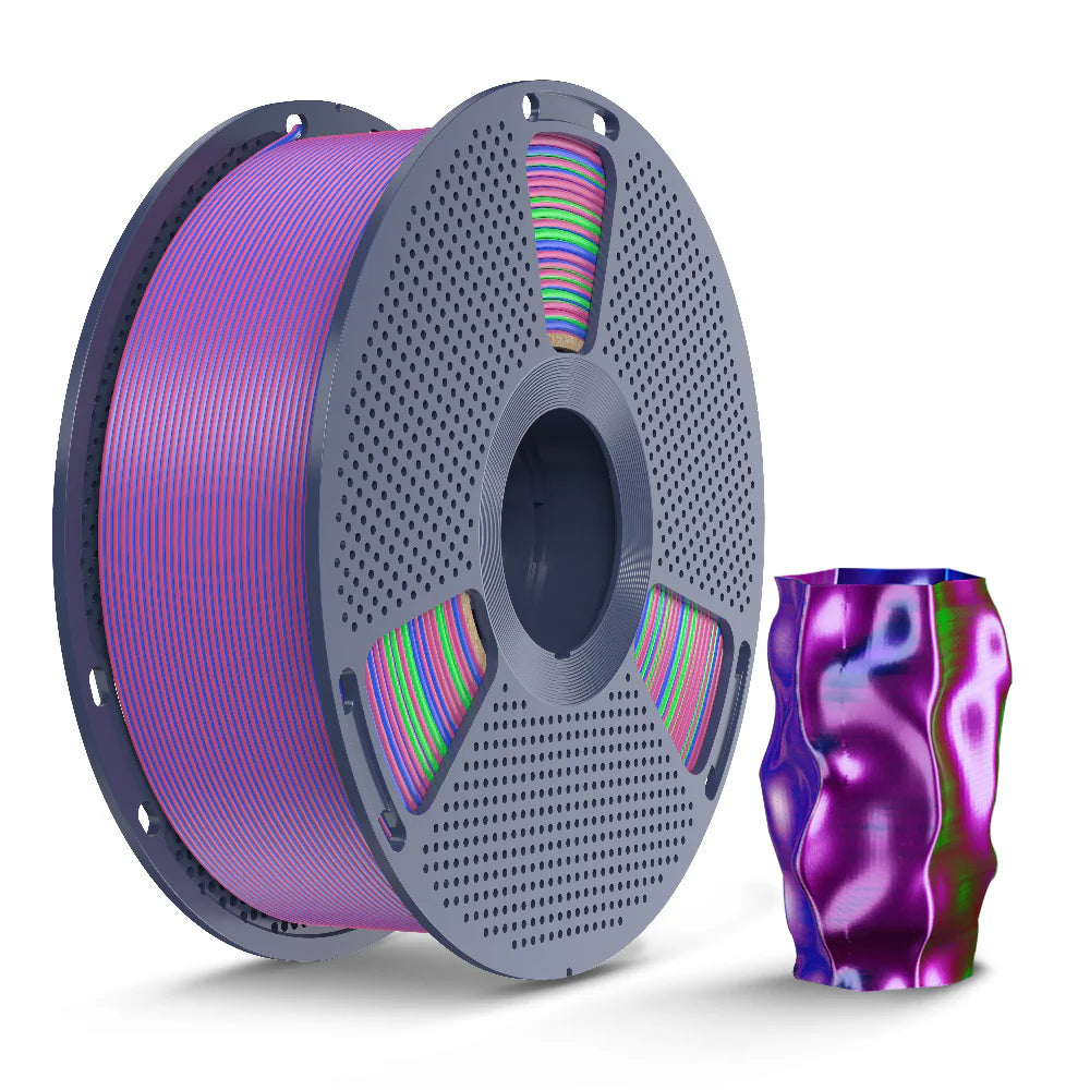 [MOQ: 3KG] Multi-Color SILK Filament(Dual-color, Tri-color and Four-color) 3D Printer Filament 1KG
