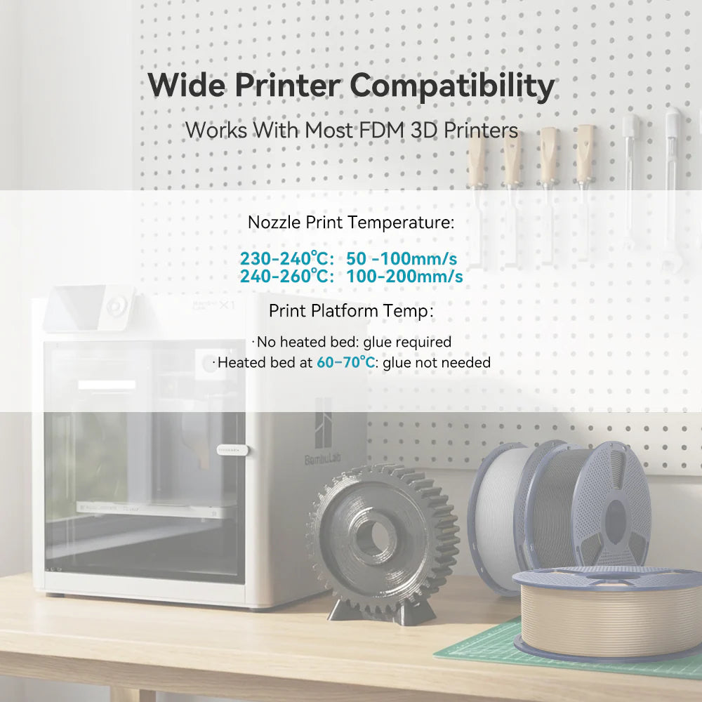 [MOQ: 6KG] PETG 3D Printer Filament 1KG