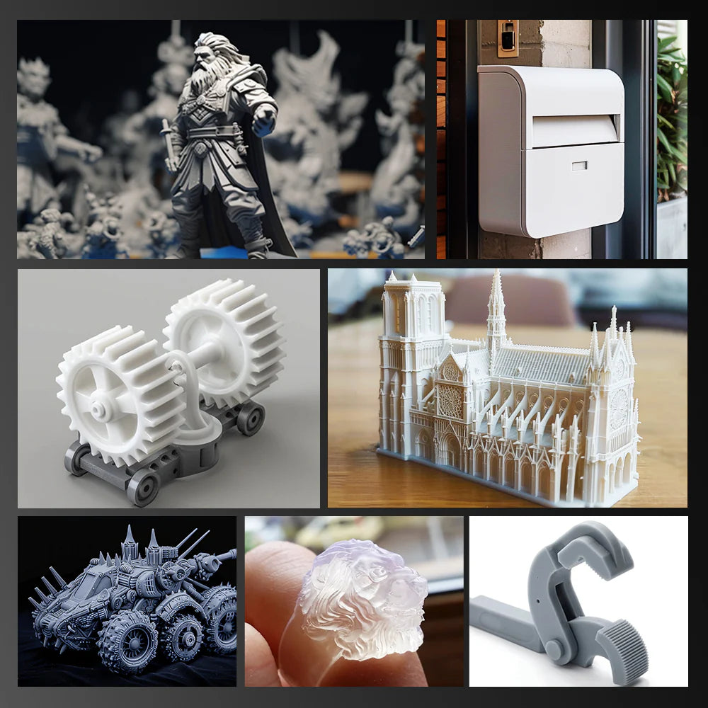 [Get 3 for the Price of 2] 2000g Standard Resin, Water-Wash Standard Resin, ABS Like Resin and High-tough Resin