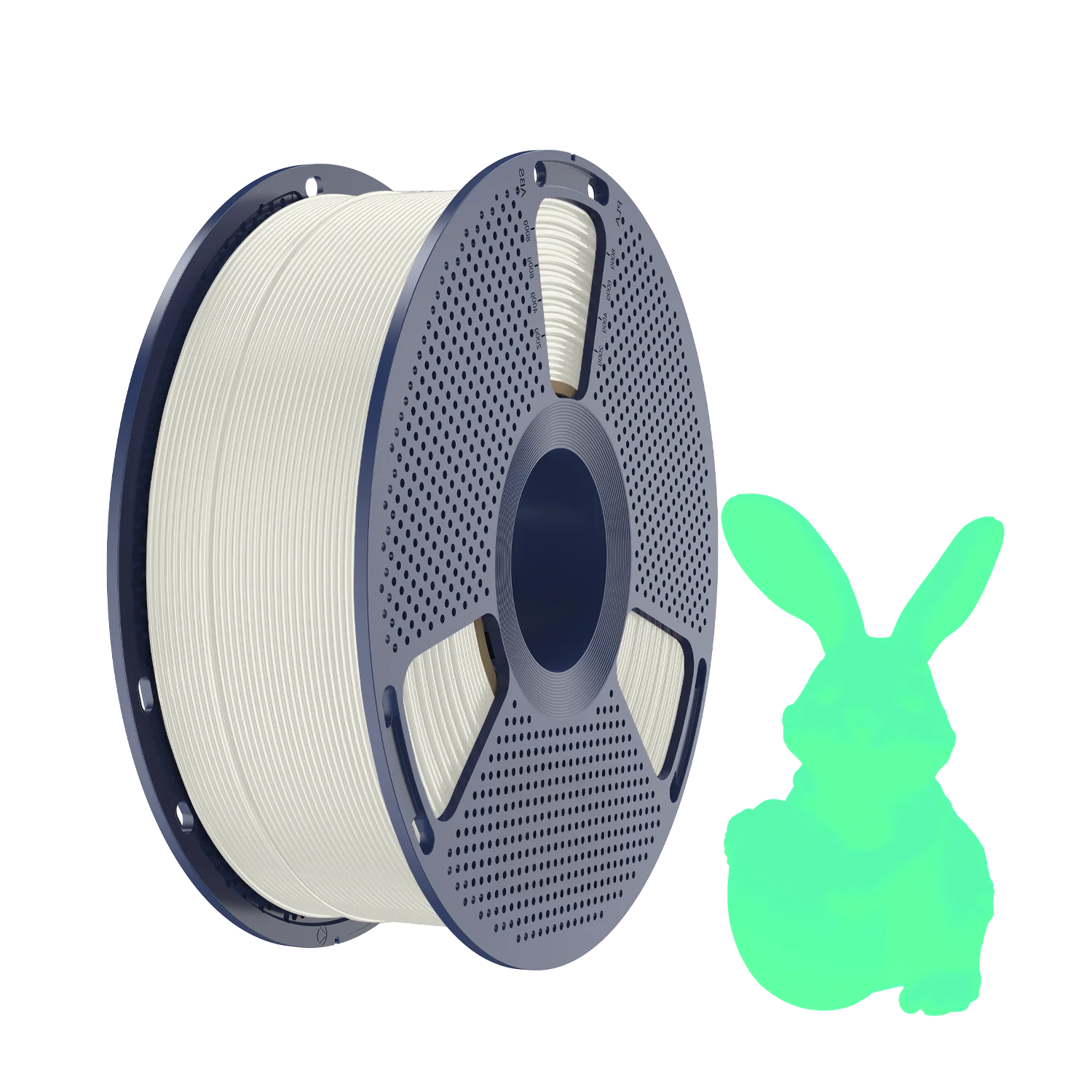 [MOQ: 3KG] PETG Glow in The Dark (Luminous) 3D Printer Filament 1KG